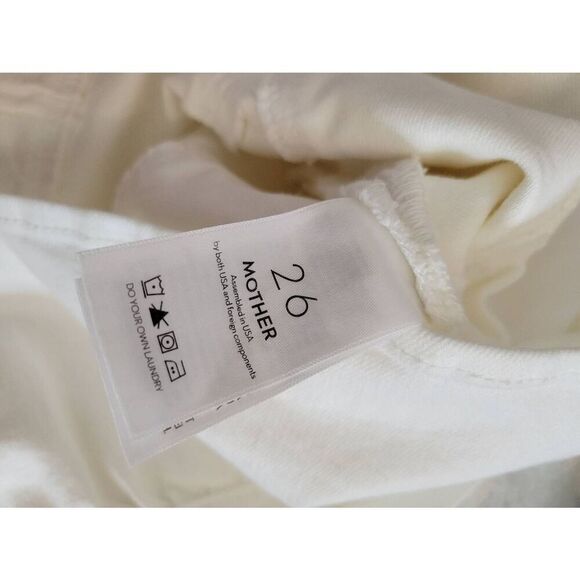 Mother The Ruffle Mini Denim Skirt, White 26 $178 - Picture 9 of 10